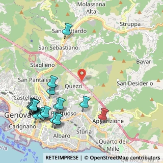 Mappa Via Giovanni Daneo, 16144 Genova GE, Italia (2.7945)