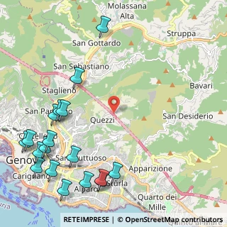 Mappa Via Giovanni Daneo, 16144 Genova GE, Italia (3.07611)