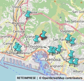 Mappa Via Napoli, 16134 Genova GE, Italia (2.12357)