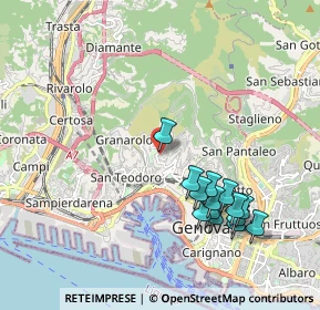 Mappa Via Napoli, 16134 Genova GE, Italia (2.07143)