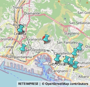 Mappa Via Napoli, 16134 Genova GE, Italia (2.37182)