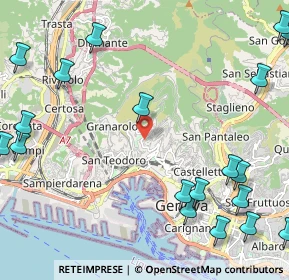 Mappa Via Napoli, 16134 Genova GE, Italia (3.2975)