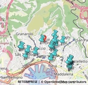 Mappa Via Napoli, 16134 Genova GE, Italia (0.983)