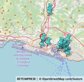 Mappa Via Vincenzo Capello, 16151 Genova GE, Italia (3.66643)