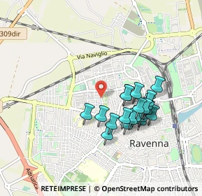 Mappa Via Giacomo Battuzzi, 48123 Ravenna RA, Italia (0.81)