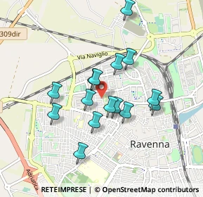 Mappa Via Giacomo Battuzzi, 48123 Ravenna RA, Italia (0.75867)