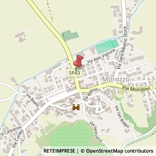 Mappa Via Luciano Eula, 6, 12040 Morozzo, Cuneo (Piemonte)