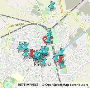 Mappa Via Boezio, 48123 Ravenna RA, Italia (0.867)