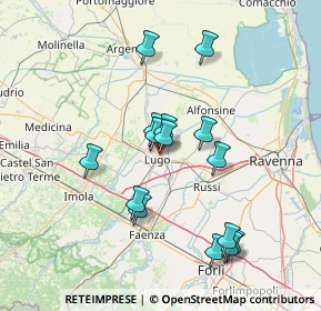 Mappa P.le Tiziano, 48022 Lugo RA, Italia (13.66667)