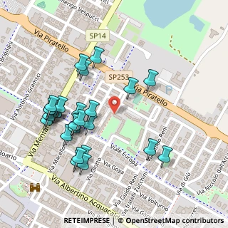 Mappa Piazzale Tiziano, 48022 Lugo RA, Italia (0.25)