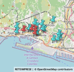 Mappa Via Ciro Menotti, 16154 Genova GE, Italia (1.2435)