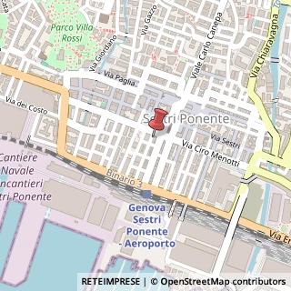 Mappa Via Ursone da Sestri, 10-12, 16154 Genova, Genova (Liguria)