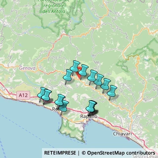 Mappa Via Terrarossa Colombo, 16047 Moconesi GE, Italia (7.09158)