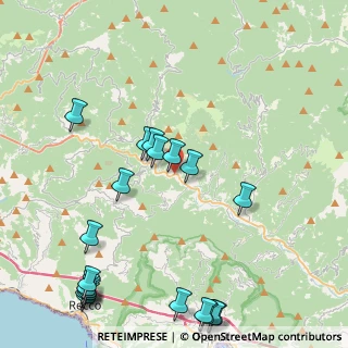 Mappa Via Terrarossa Colombo, 16047 Moconesi GE, Italia (5.648)