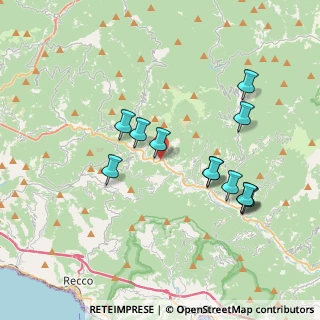 Mappa Via Terrarossa Colombo, 16047 Moconesi GE, Italia (3.6675)