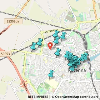 Mappa Via Canalazzo, 48100 Ravenna RA, Italia (1.024)
