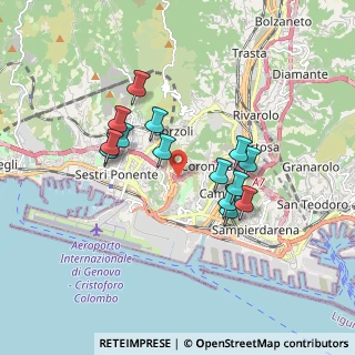 Mappa A10 Genova - Ventimiglia, 16152 Genova GE, Italia (1.52571)
