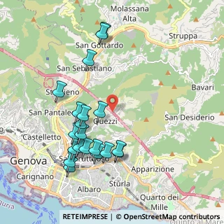 Mappa Via degli Oleandri, 16144 Genova GE, Italia (2.093)