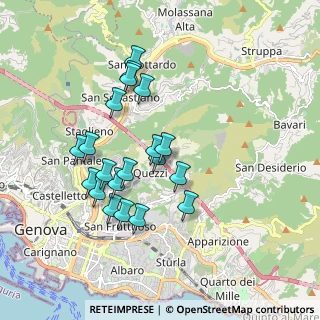 Mappa Via degli Oleandri, 16144 Genova GE, Italia (1.7)