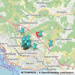 Mappa Via degli Oleandri, 16144 Genova GE, Italia (1.79947)