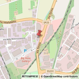 Mappa Via della Motorizzazione, 1, 12100 Cuneo, Cuneo (Piemonte)