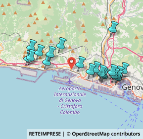 Mappa Via Alfredo Catalani, 16154 Genova GE, Italia (3.883)