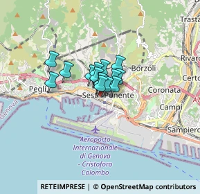 Mappa Via Gino Capponi, 16154 Genova GE, Italia (0.74)