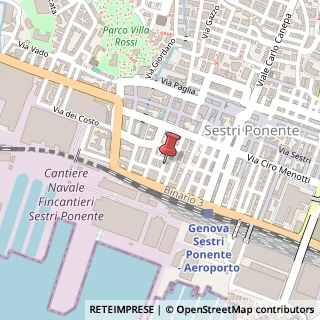Mappa Via catalani alfredo 13/r, 16100 Genova, Genova (Liguria)