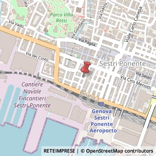 Mappa Via Alfredo Catalani, 44, 16154 Genova, Genova (Liguria)
