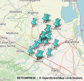 Mappa Via Pulicari G., 48022 Lugo RA, Italia (9.3425)