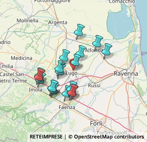 Mappa Via Pulicari G., 48022 Lugo RA, Italia (11.71056)