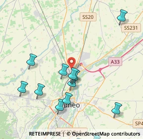 Mappa Via della Motorizzazione, 12100 Cuneo CN, Italia (5.05538)