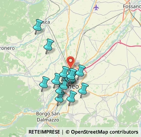 Mappa Via della Motorizzazione, 12100 Cuneo CN, Italia (6.114)
