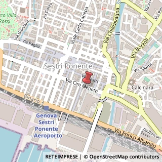 Mappa Via Ciro Menotti, 48, 16154 Genova, Genova (Liguria)