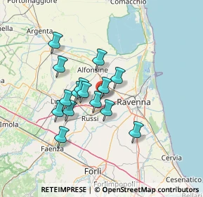 Mappa Via Maccalone, 48124 Ravenna RA, Italia (11.00333)