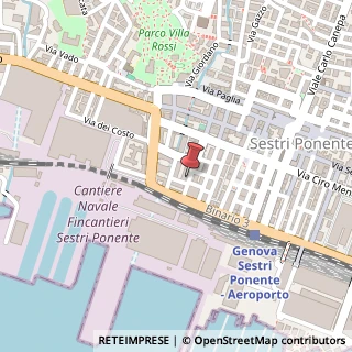 Mappa Via Gino Capponi, 35/R, 16154 Genova, Genova (Liguria)