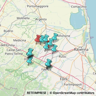 Mappa Via G. Leopardi, 48022 Lugo RA, Italia (11.00667)