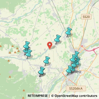 Mappa Via Passatore, 12010 Cervasca CN, Italia (4.53786)