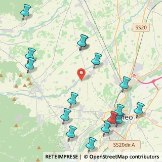 Mappa Via Passatore, 12010 Cervasca CN, Italia (5.52438)