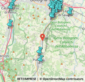 Mappa Via Rossini, 40065 Pianoro BO, Italia (5.9005)