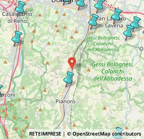Mappa Via Rossini, 40065 Pianoro BO, Italia (7.4365)