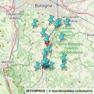 Mappa Via Rossini, 40065 Pianoro BO, Italia (3.656)