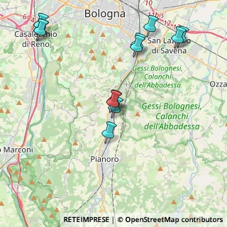 Mappa Via Rossini, 40065 Pianoro BO, Italia (4.77583)