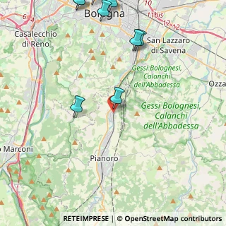 Mappa Via Rossini, 40065 Pianoro BO, Italia (6.59667)