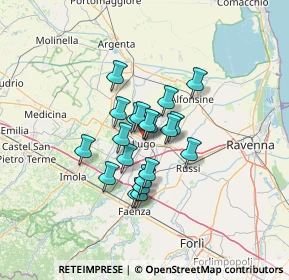 Mappa Via Concordia, 48022 Lugo RA, Italia (9.0065)