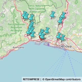 Mappa Via Mario e Nicolo Dagnino, 16156 Genova GE, Italia (6.78882)