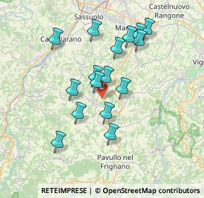 Mappa 41028 Serramazzoni MO, Italia (6.60625)