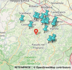 Mappa 41028 Serramazzoni MO, Italia (13.53438)