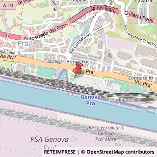 Mappa Via Pra', 64, 16157 Genova, Genova (Liguria)