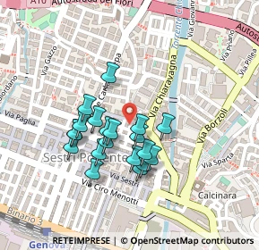 Mappa Via Gabrio Casati, 16154 Genova GE, Italia (0.182)
